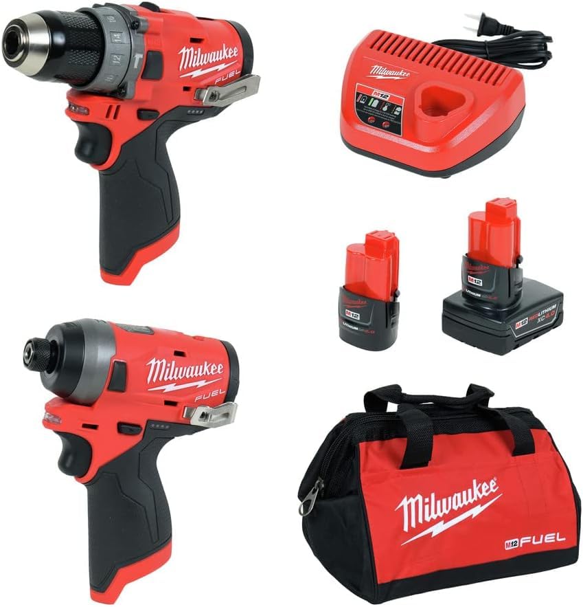 qhmirai専用 Milwaukee Electric Tools 2598-22 M12 Fuel 2 Pc Kit- 1/2